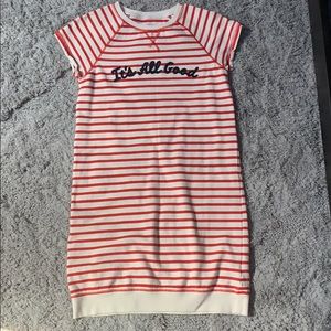 New GapKids Red and White Short Sleeve Dress